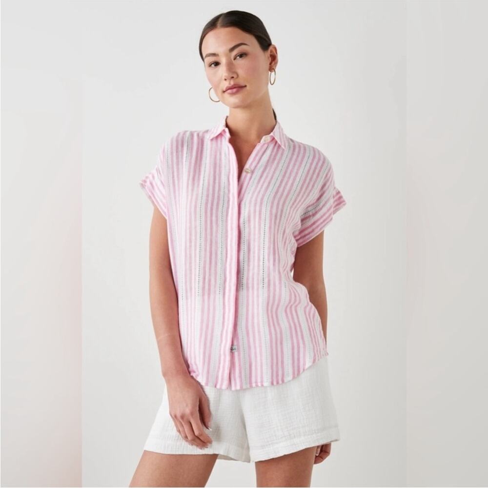 Rails Jamie Shirt in Kokomo Stripe Size XS